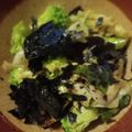 inLondon's cooksnap of when they made キャベツブロッコリー韓国海苔あえ(簡単).