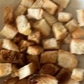 Yokchina's cooksnap of when they made レンジでクルトン.