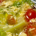 s06007's cooksnap of when they made サニーレタスとミニトマトと卵のスープ.