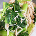 ☆ERI0702☆'s cooksnap of when they made 作り置き☆こまつなとえのきのおひたし.