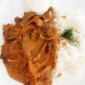 パノイ's cooksnap of when they made トマト缶を使わない本格ビーフストロガノフ.
