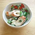 キンプリ's cooksnap of when they made 簡単ちくわとインゲンサラダ.