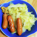 プロイセンのうさぎ's cooksnap of when they made ソーセージとキャベツのブレゼだ(蒸し煮).