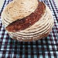 FaithAloha's cooksnap of when they made ライ麦酵母のカンパーニュ（冬）.