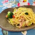 ケイコスペード's cooksnap of when they made 【お昼ご飯】ナスとトマトの塩パスタ.