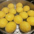 rumipopo's cooksnap of when they made 【離乳食後期】にんじん蒸しパン.