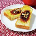 ふうはっちゃん's cooksnap of when they made トーストにココナッツと餡子と珈琲を.