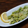 Giant corn's cooksnap of when they made シンプルおつまみ☆空豆のチーズ炒め♪.