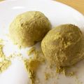 67luna's cooksnap of when they made レンジで簡単♪柔らか春味✿うぐいす餅✿.