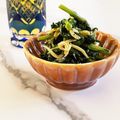 E吉☆'s cooksnap of when they made 春菊とシラスの辛子和え.