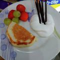クック3N0VKO☆'s cooksnap of when they made ホットケーキ.