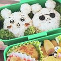 Disney♪♪'s cooksnap of when they made ちいかわ おにぎり弁当！.