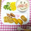 るるそら's cooksnap of when they made 幼児喜ぶ♡子供向けアンパンマンオードブル.