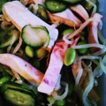 ナツコ58's cooksnap of when they made 簡単☆枝豆とボイルイカともやしのサラダ♪.