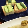 ヤング's cooksnap of when they made きゅうりだけのサンドイッチ♪.
