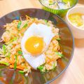 プー♡'s cooksnap of when they made 炒めるだけ～ビビンバチャーハン.