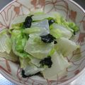 由芽15's cooksnap of when they made 白菜サラダ〜和風マヨ味〜お弁当にも♪.