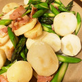 mianmian's cooksnap of when they made 長芋とべーコンのめんつゆバター炒め.
