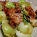 ヨシヨッシー's cooksnap of when they made 豚肉とチンゲン菜の味噌炒め.