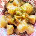 ×ハチ×'s cooksnap of when they made 蒟蒻の甘辛炒め煮.