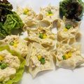 アンモ's cooksnap of when they made レンジで簡単＊豆腐とちくわのシュウマイ.