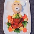 アユえもん's cooksnap of when they made デコカレー✿おやすみくまさん.