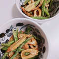 もにゃっこ's cooksnap of when they made いんげんとちくわの焼肉のたれマヨサラダ.