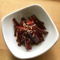 pali's cooksnap of when they made ビーツの茎のきんぴら.