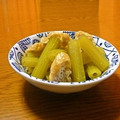 まりみぃ's cooksnap of when they made 春の味覚★フキと油揚げの煮物.
