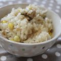とろままちゃん's cooksnap of when they made 塩昆布、ツナ、コーンの炊き込みご飯.
