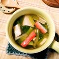 めぐ＊ぴぃ's cooksnap of when they made 豆腐とほうれん草☆カニ身とろみスープ.