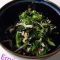 Erry_k's cooksnap of when they made 春菊の香り楽しむ塩麹炒め.