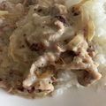 soratea's cooksnap of when they made 15分でカフェ飯♪牛肉のクリームシチュー.