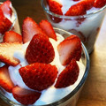 クックKE2MIV☆'s cooksnap of when they made 簡単！低コスト！いちごのパフェ♡.