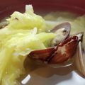 あゆたっくん's cooksnap of when they made 春キャベツと浅利のお味噌汁.