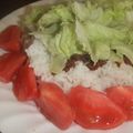 きらり流れ星's cooksnap of when they made タコライス☆我が家流.