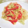 みっくママ's cooksnap of when they made キャベツとパプリカのカレー炒め.