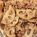riboribo's cooksnap of when they made 肉みそれんこん.