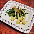 milestone★'s cooksnap of when they made 野草を食べる☆ノビルの素揚げ.