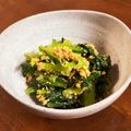 miko23kr's cooksnap of when they made いんげんor小松菜のピーナッツ和え♪.