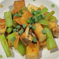 y_u♡'s cooksnap of when they made 超簡単！厚揚げとしめじのキムチマヨ炒め！.