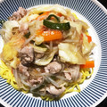 yasuka124's cooksnap of when they made 梅肉でさっぱり・和風あんかけ焼きそば.