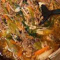 ☆☆☆かのっち☆☆☆'s cooksnap of when they made ♡韓国料理大好き★ユッケジャンクッパ♪♡.