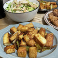 クックBA5C44☆'s cooksnap of when they made 厚揚げと長ねぎの黄金炒め.