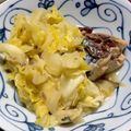 見習い台所戦士's cooksnap of when they made レンジで簡単☆キャベツとサバのめんつゆ煮.