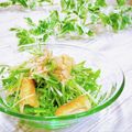 Satoco❋'s cooksnap of when they made 水菜と油揚げのサラダ.