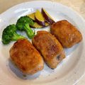 モミ太くん's cooksnap of when they made ふわふわ白はんぺんの豚肉巻き★お弁当にも.