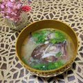 Laufen's cooksnap of when they made アコウ（キジハタ）、魚のアラの味噌汁.