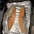 chi−ちゃん's cooksnap of when they made 両面焼きグリル☆鮭の焼き方.
