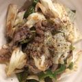 ベティ３'s cooksnap of when they made 春キャベツと牛肉のオイスター炒め.
